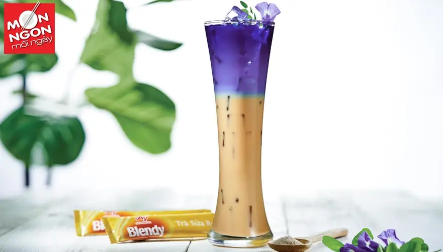 Tr&agrave; sữa hoa đậu biếc
