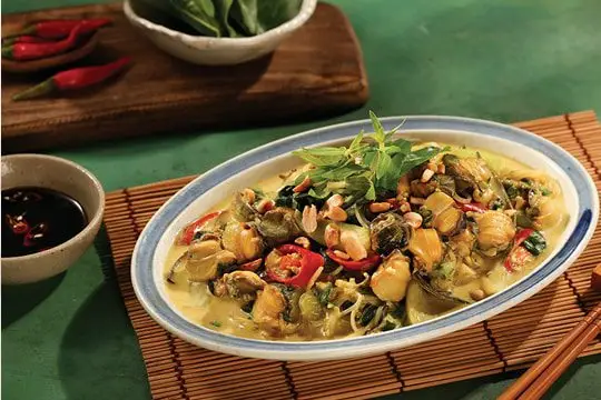 ốc x&agrave;o lăn l&aacute; c&aacute;ch