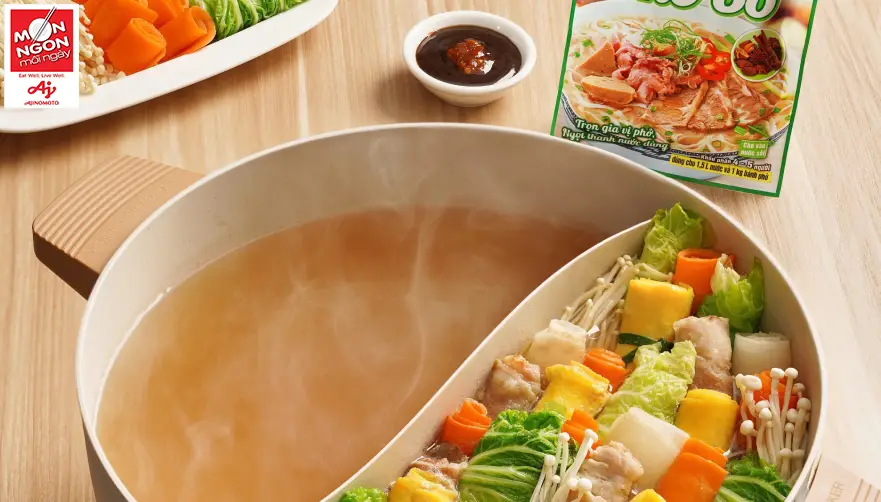 lẩu b&ograve; hoa