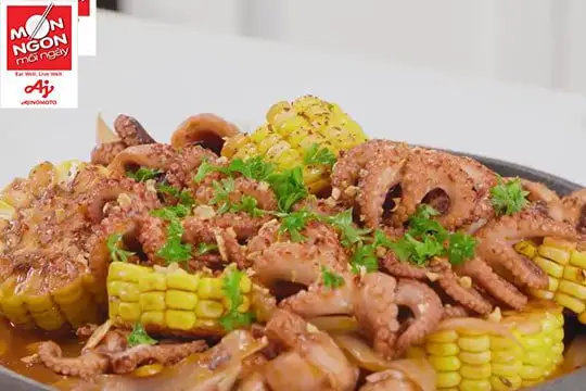 Bạch tuộc sốt cajun