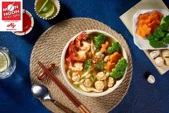 Canh t&ocirc;m b&aacute;nh gạo