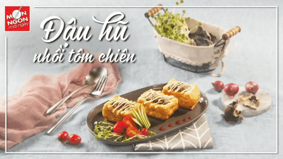 dau hu noi tom chien