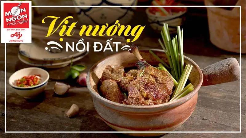 Cach lam VIT NUONG NOI DAT
