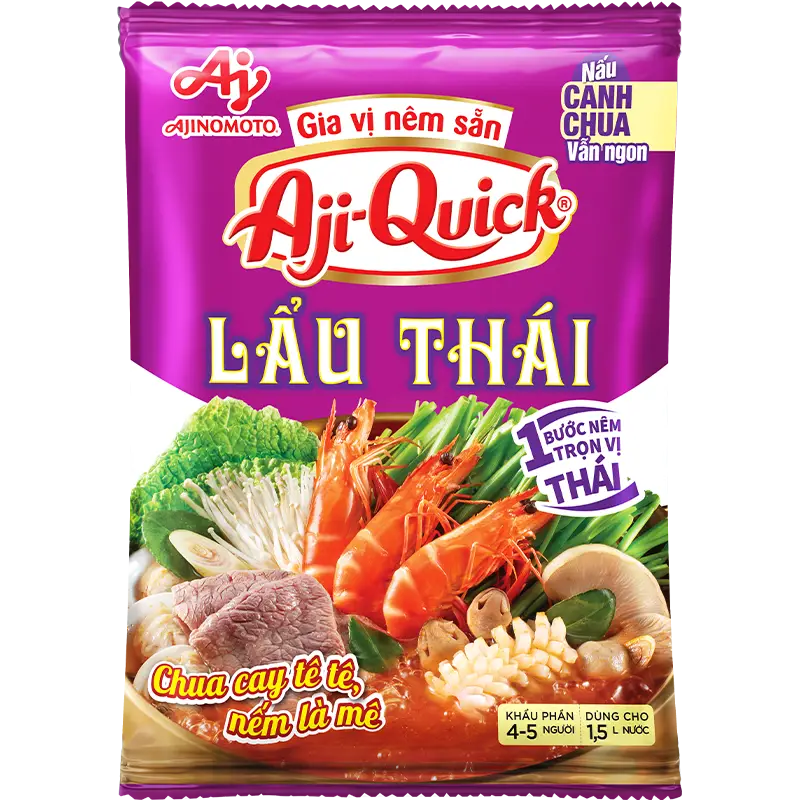 Gia vị nêm sẵn Aji-Quick® Lẩu Thái