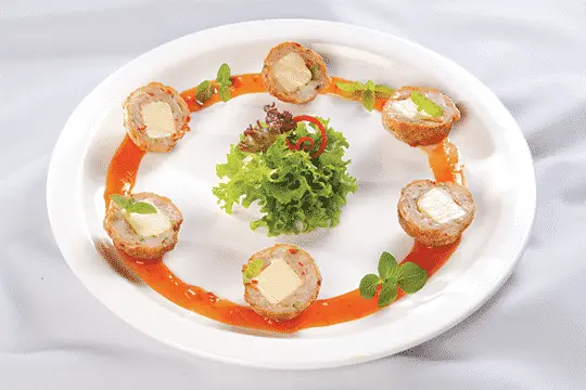 chả nh&acirc;n t&ocirc;m pho mai