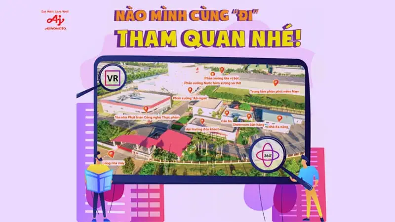 Khám phá nhà máy Ajinomoto Long Thành với VR Tour