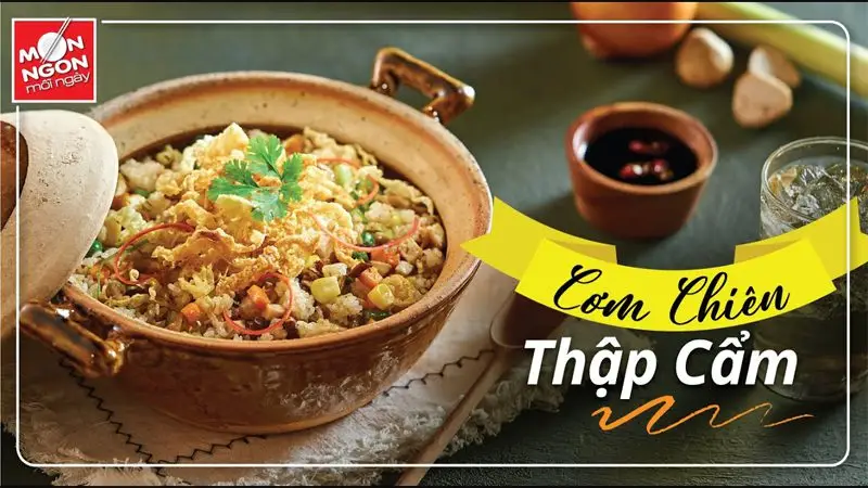 Làm ngay món cơm chiên thập cẩm khiến cả nhà mê tít