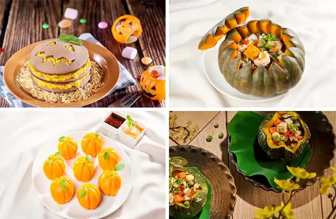 Món bí đỏ hấp dẫn cho tiệc Halloween thêm hoành tránh