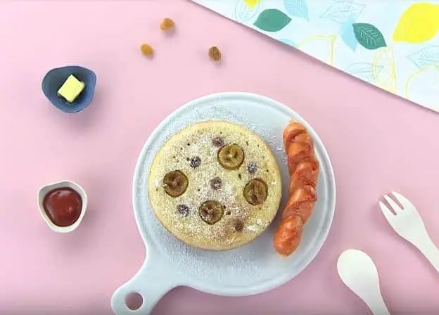 Pancake chuối xúc xích – Bữa sáng năm mới đầy năng lượng