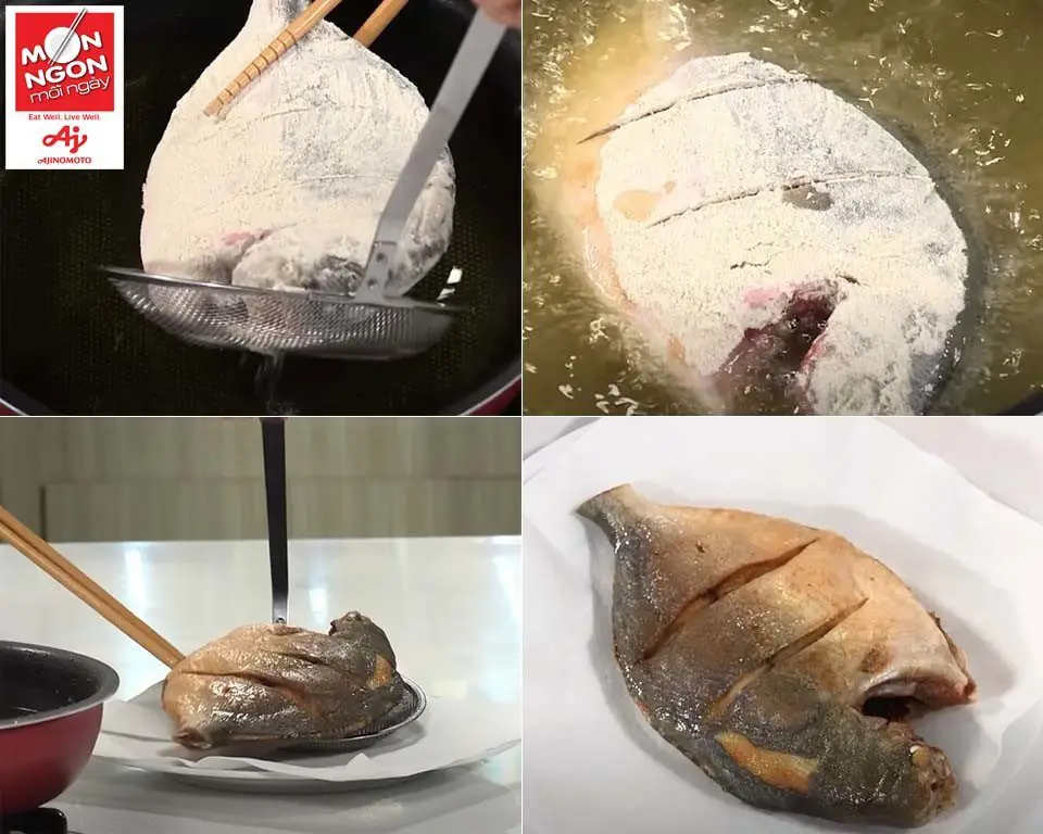 Cách nấu cá chim chiên xốt thơm ngon tuyệt đỉnh