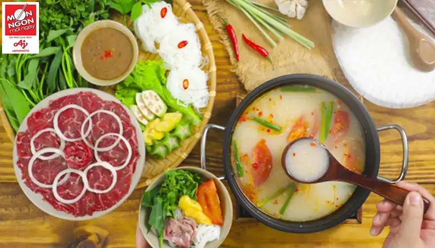 Bắp b&ograve; nh&uacute;ng mẻ c&oacute; vị thanh chua vừa phải, ph&ugrave; hợp để mở đầu cuộc nhậu