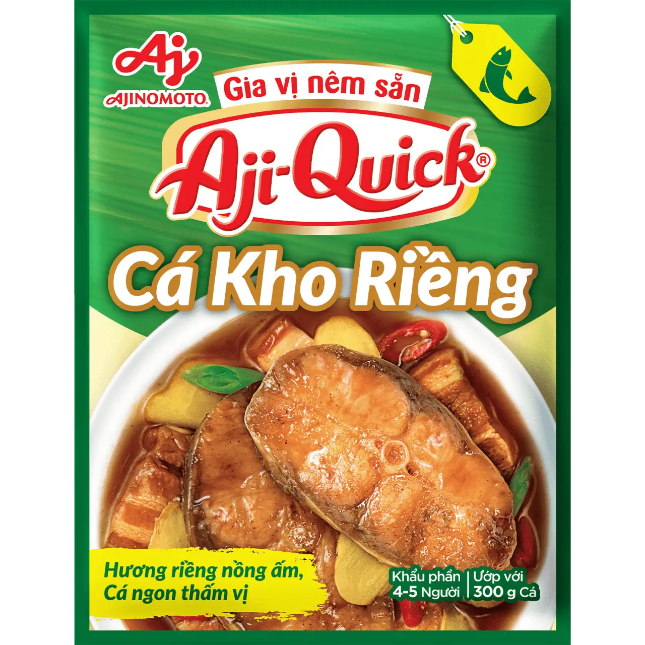 Gia vị n&ecirc;m sẵn Aji-Quick&reg; C&aacute; Kho Riềng