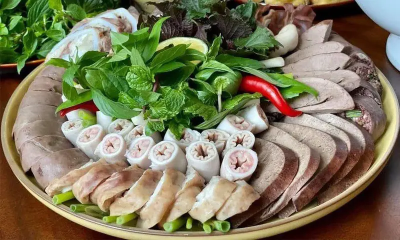 Lòng heo – Đặc sản dân dã được nhiều người yêu thích