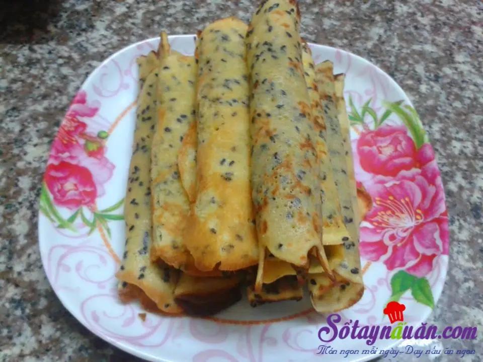 Bánh quế cuộn giòn tan