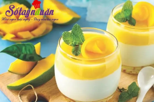 Công thức cách làm Panna Cotta xoài thơm ngon ngày hè