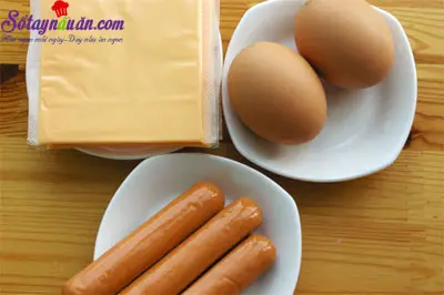 c&aacute;ch l&agrave;m b&aacute;nh m&igrave; cuộn trứng ph&ocirc; mai 1