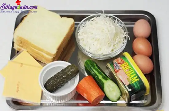 c&aacute;ch l&agrave;m sandwich đơn giản 