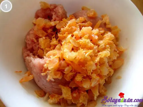 Canh b&iacute; t&ocirc;m thịt 1