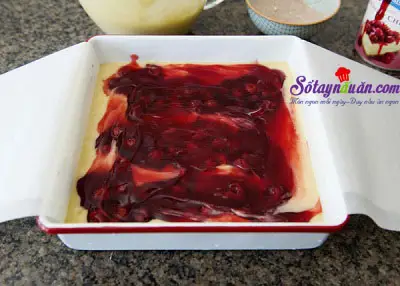 C&ocirc;ng thức cho b&aacute;nh b&ocirc;ng lan cherry nướng th&ecirc;m ngon 5