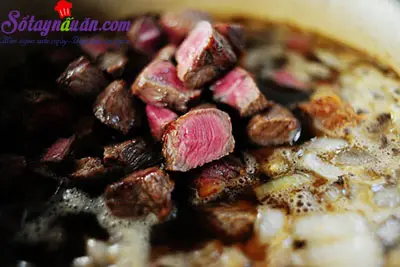 C&aacute;ch l&agrave;m m&oacute;n b&ograve; hầm bia 6