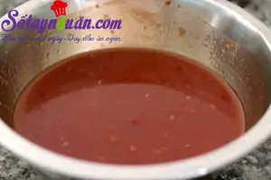T&ocirc;m tẩm bột r&aacute;n sốt chua ngọt 6