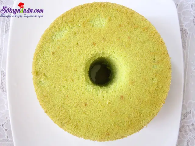 Pandan Chiffon- bánh bông lan lá dứa ngon khó cưỡng