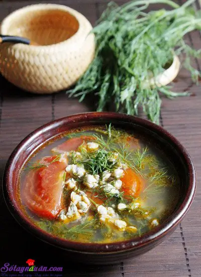 Cách làm món canh hến nấu chua