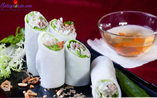 c&aacute;ch l&agrave;m phở cuốn 4