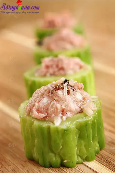 canh mướp đắng nhồi thịt 2