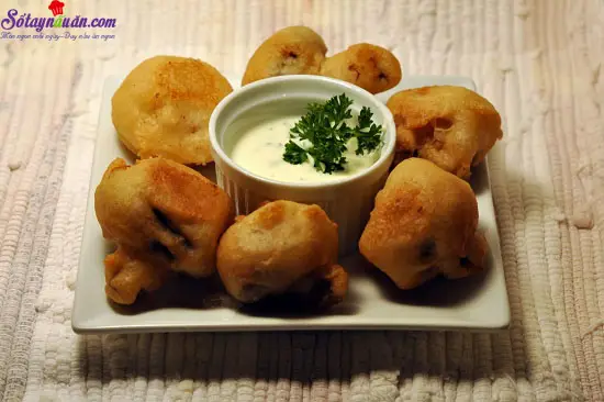 Hướng dẫn làm món nấm nút tẩm bia chiên giòn lạ miệng