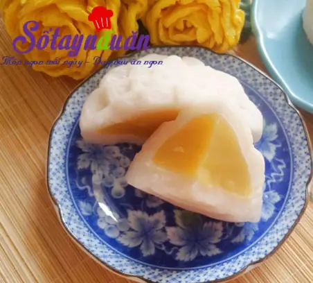 Cách làm bánh dẻo nhân đậu xanh hương hoa bởi thơm lừng