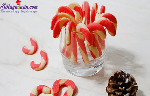c&aacute;ch l&agrave;m b&aacute;nh quy h&igrave;nh kẹo gậy 7