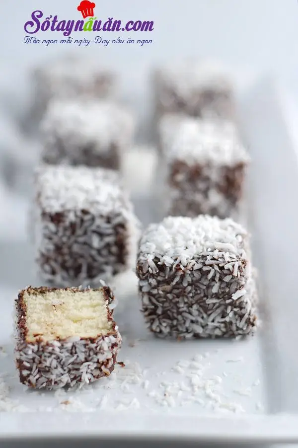 C&aacute;ch l&agrave;m b&aacute;nh lamington 10