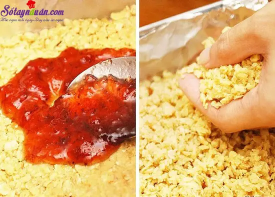 c&aacute;ch l&agrave;m b&aacute;nh ngũ cốc mứt d&acirc;u 5
