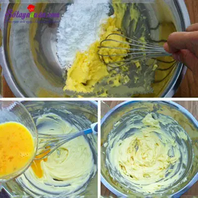Hướng dẫn l&agrave;m b&aacute;nh trung thu kiểu Hồng K&ocirc;ng cực dễ 6