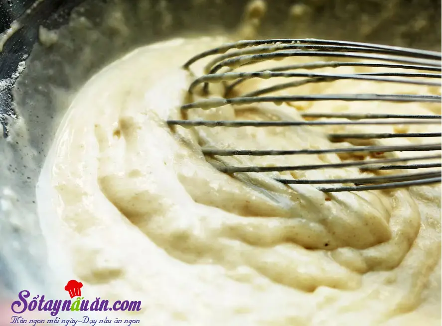 Hướng dẫn l&agrave;m pancake ph&ocirc; mai b&eacute;o ngậy nh&acirc;n bắp x&agrave;o 2
