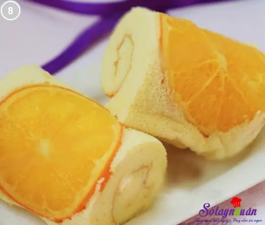 l&agrave;m b&aacute;nh b&ocirc;ng lan cam tươi