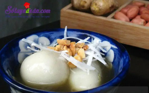 Hướng dẫn cách làm bánh trôi tàu nhân lạc rang ngon mê mẩn