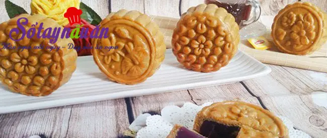 Hướng dẫn làm bánh trung thu nướng nhân khoai lang tím ngon
