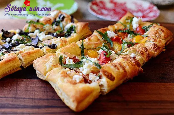 pizza làm từ vỏ bánh pastry vị ngon khó chối từ