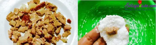 c&aacute;ch l&agrave;m ch&egrave; bột lọc heo quay 4