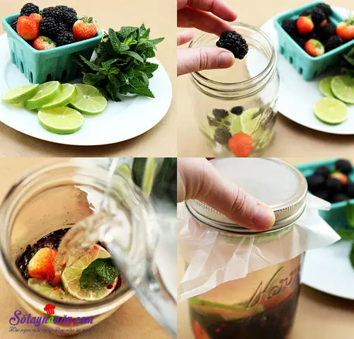 4 c&ocirc;ng thức nước detox cơ thể 3