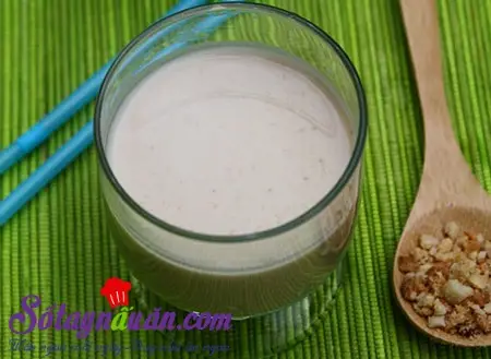 C&aacute;ch nấu sữa đậu phộng