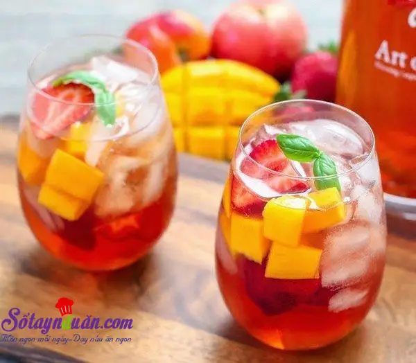 C&aacute;ch l&agrave;m tr&agrave; chanh d&acirc;u t&acirc;y 3