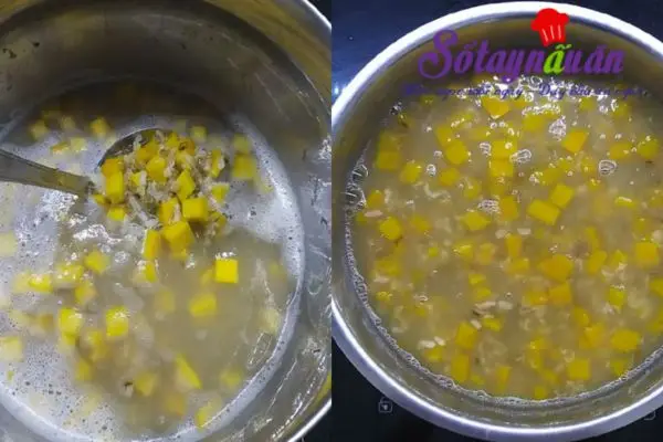 c&aacute;ch nấu ch&egrave; đậu xanh b&iacute; đỏ 2