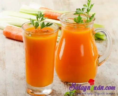 sinh tố chanh cần t&acirc;y củ quả