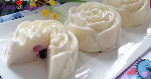 Mát lạnh cùng sữa chua thạch phô mai thơm ngon