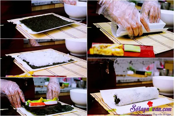 c&aacute;ch l&agrave;m sushi 4