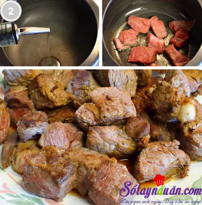 B&ograve; hầm c&agrave; ri nước cốt dừa 2