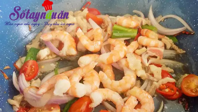 C&aacute;ch l&agrave;m miến x&agrave;o t&ocirc;m 7